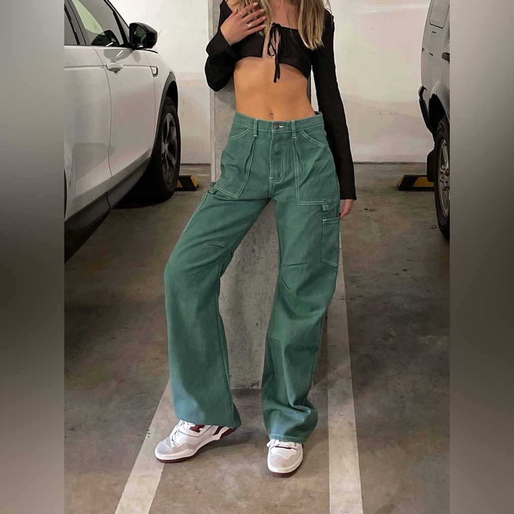 LIONESS MIAMI VICE PANT FOREST GREEN – Small